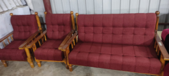 WOODEN SOFA 